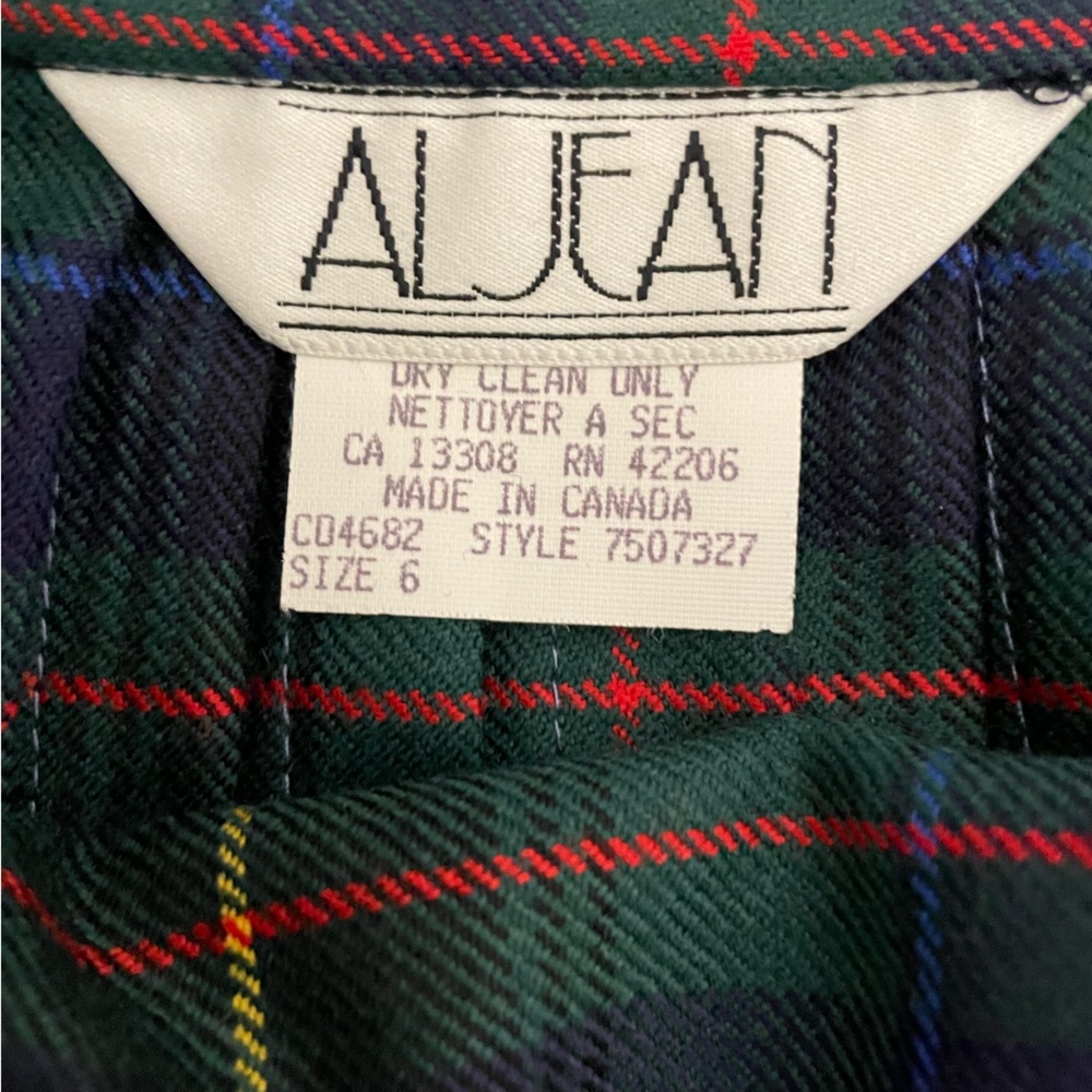 ALJean Plaid Midi Pleated Skirt - Picture 14 of 16